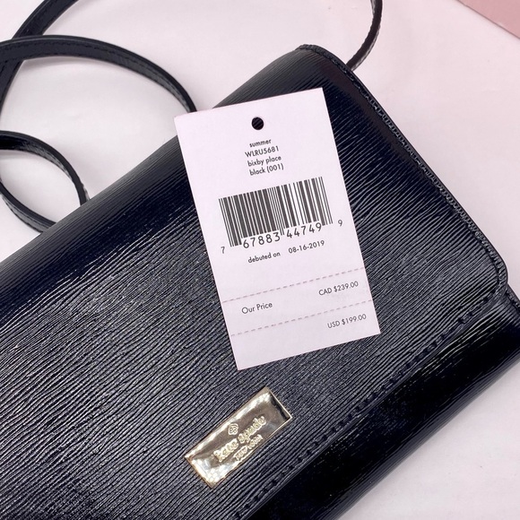 Kate Spade Sleek Black Crossbody Bag - Picture 9 of 16